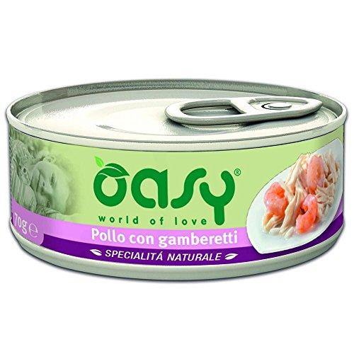 OASY Specialità Naturale Pollo con Gamberetti 70g OASY Specialità Naturale Pollo con Gamberetti 70g